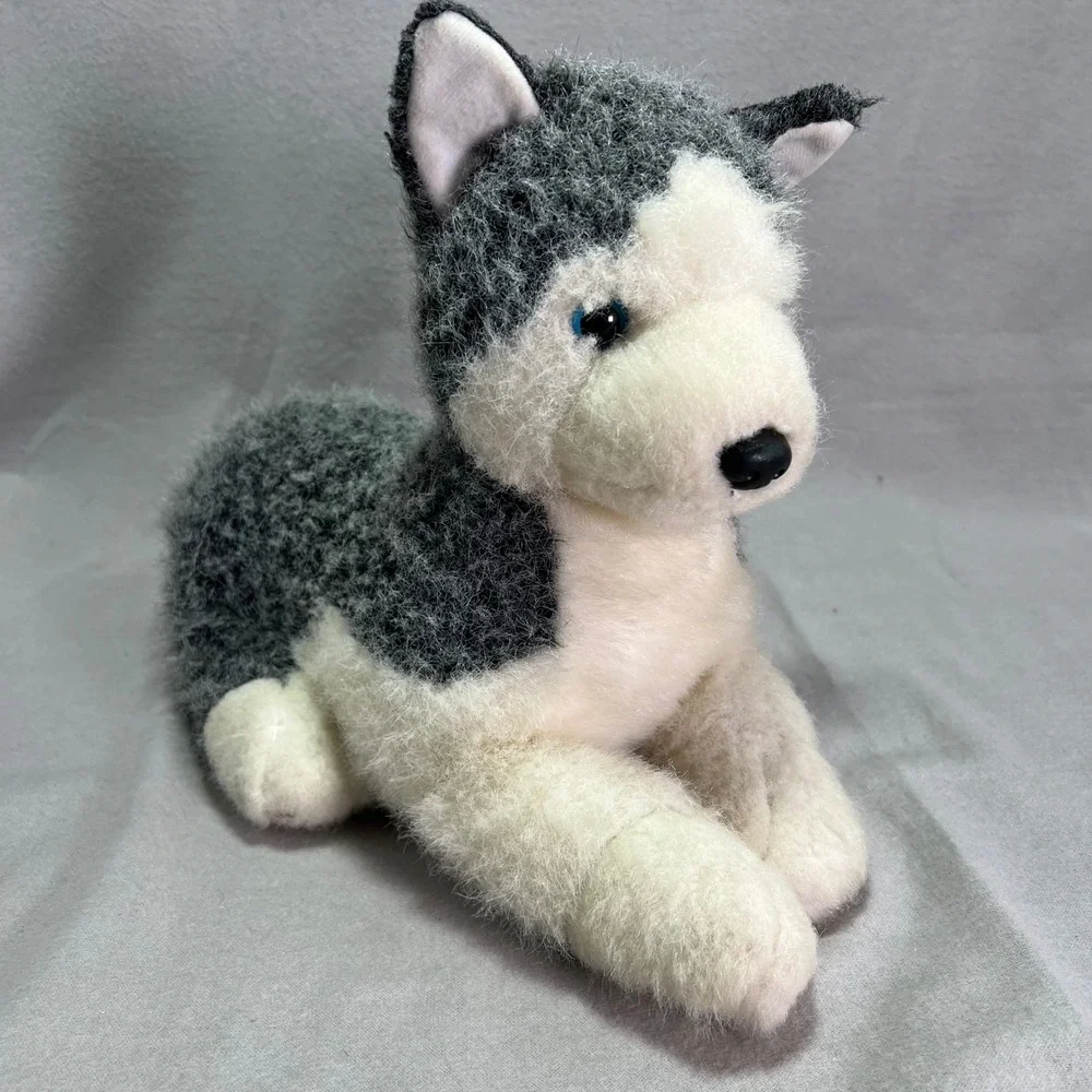 Russ Berrie‎ Blizzard Husky Wolf Dog Vintage 1995 Plush Item 630 16